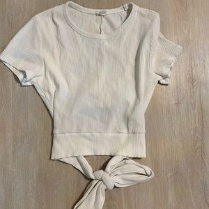 White crop top from Garage size small